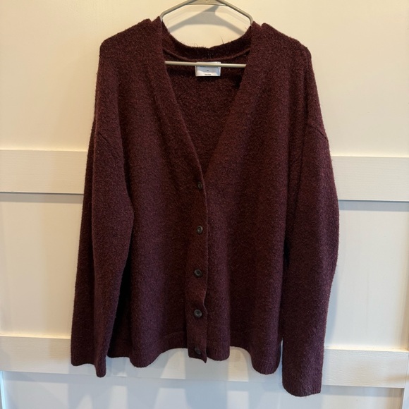 Old Navy Sweaters - Old Navy XXL Deep Burgundy Cardigan Sweater